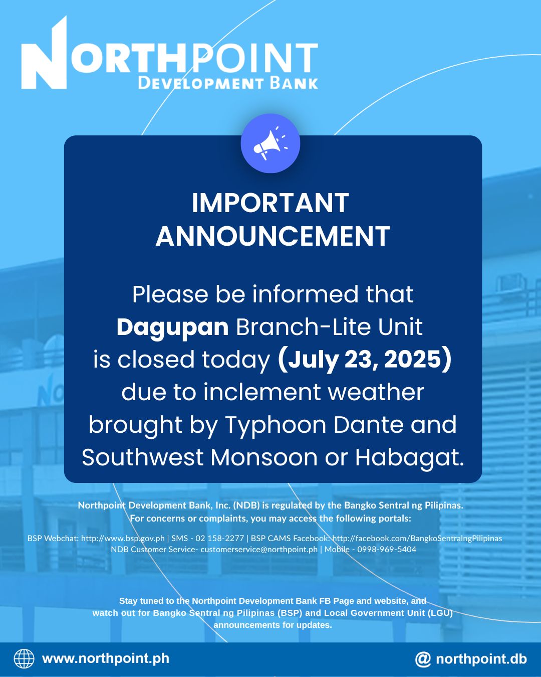 Announcement