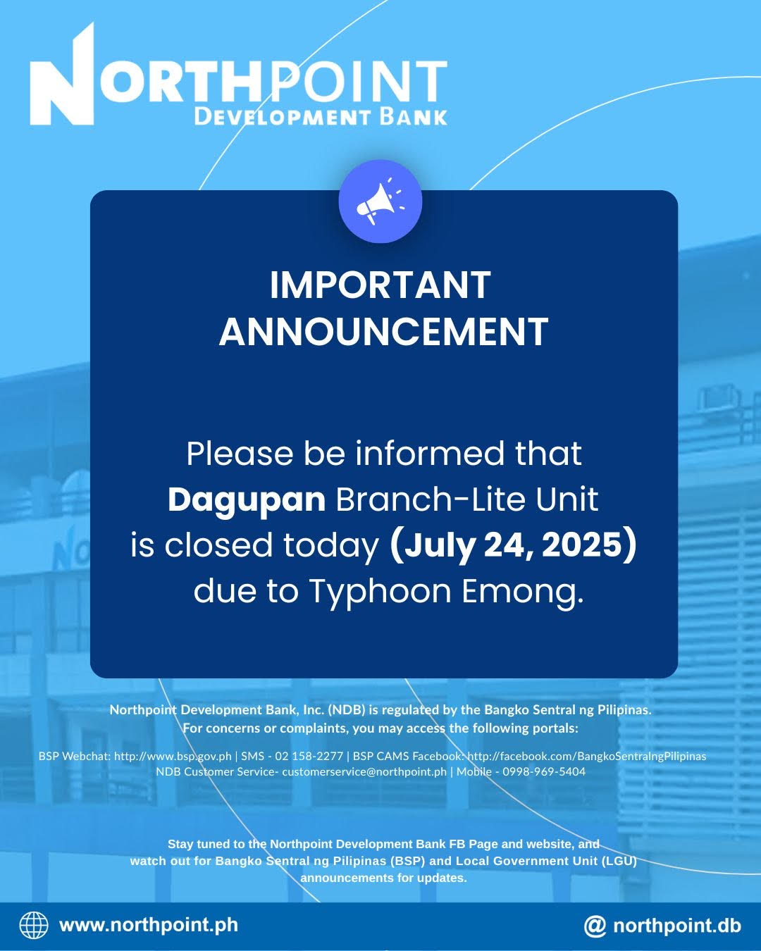 Announcement