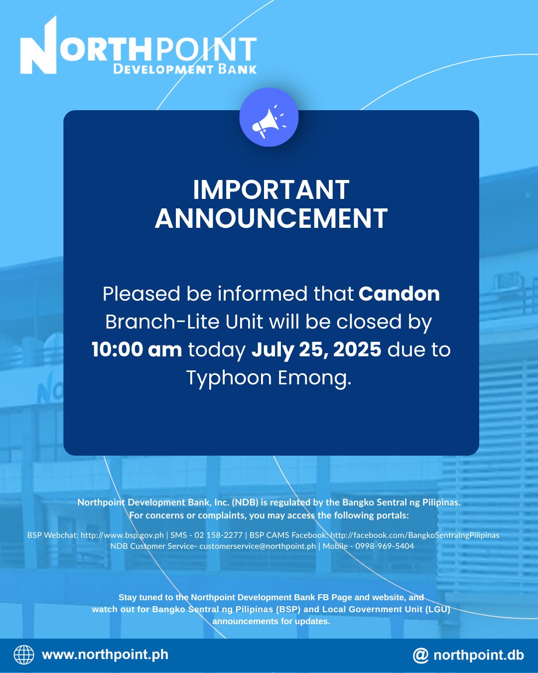 Announcement