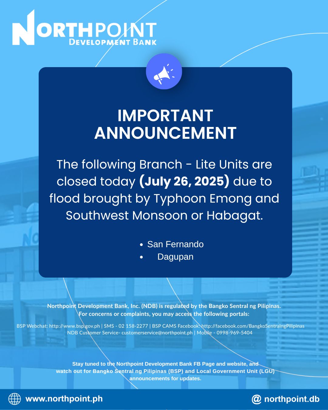 Announcement